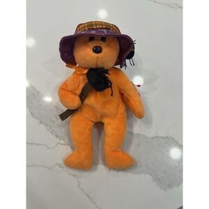 TY Prunella the Halloween Bear Witch Beanie Baby 2005 With Tag